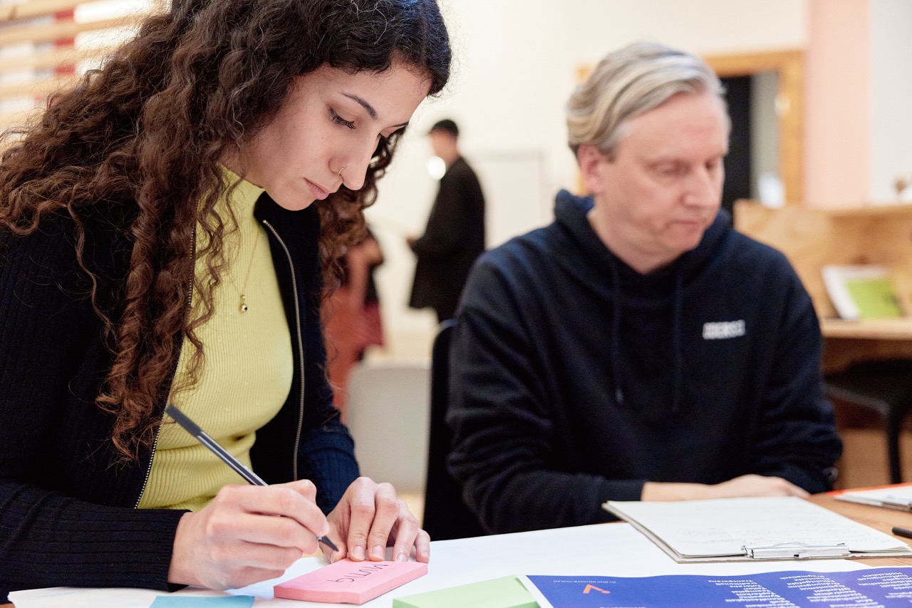 Das Team bei der Arbeit